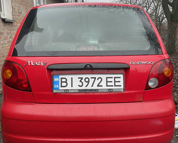 Красный Дэу Матиз, объемом двигателя 0.8 л и пробегом 103 тыс. км за 2400 $, фото 8 на Automoto.ua