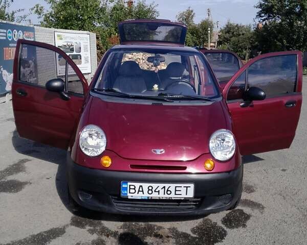 Красный Дэу Матиз, объемом двигателя 0.8 л и пробегом 94 тыс. км за 2900 $, фото 11 на Automoto.ua