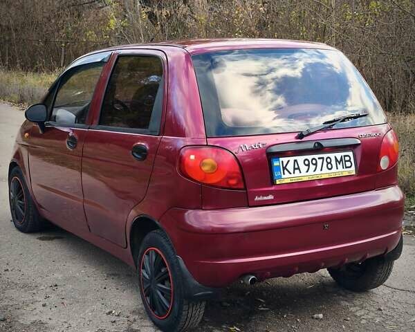 Красный Дэу Матиз, объемом двигателя 0.8 л и пробегом 116 тыс. км за 2750 $, фото 5 на Automoto.ua