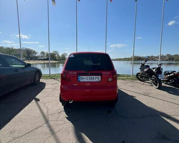 Красный Дэу Матиз, объемом двигателя 0.8 л и пробегом 95 тыс. км за 2500 $, фото 3 на Automoto.ua