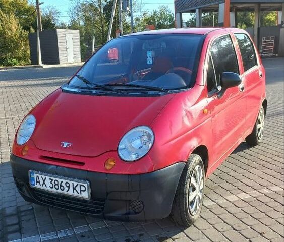 Червоний Деу Матіз, об'ємом двигуна 0.8 л та пробігом 130 тис. км за 2100 $, фото 1 на Automoto.ua