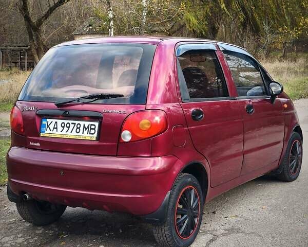 Красный Дэу Матиз, объемом двигателя 0.8 л и пробегом 116 тыс. км за 2750 $, фото 9 на Automoto.ua