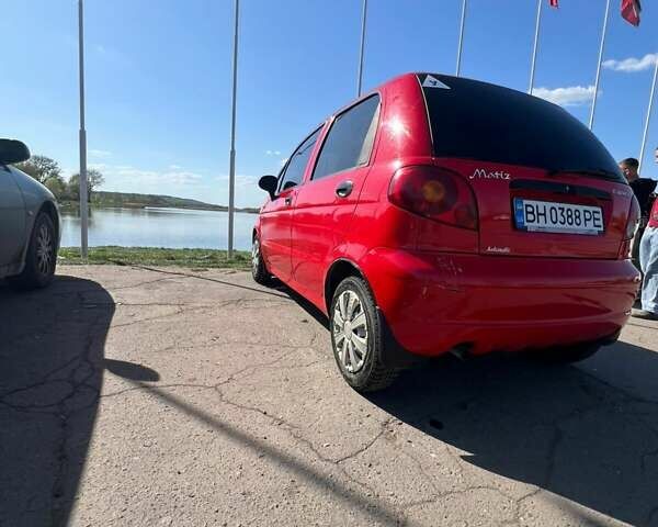Красный Дэу Матиз, объемом двигателя 0.8 л и пробегом 95 тыс. км за 2500 $, фото 6 на Automoto.ua