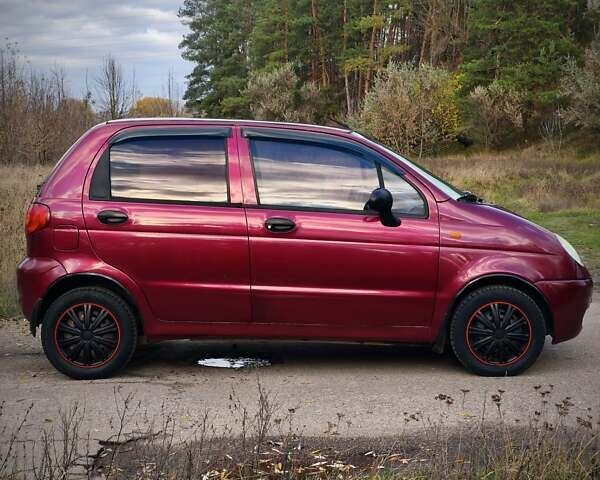 Красный Дэу Матиз, объемом двигателя 0.8 л и пробегом 116 тыс. км за 2750 $, фото 6 на Automoto.ua