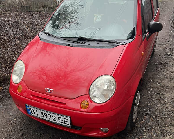 Красный Дэу Матиз, объемом двигателя 0.8 л и пробегом 103 тыс. км за 2400 $, фото 4 на Automoto.ua