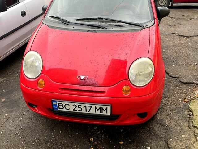 Красный Дэу Матиз, объемом двигателя 0.8 л и пробегом 140 тыс. км за 2000 $, фото 1 на Automoto.ua