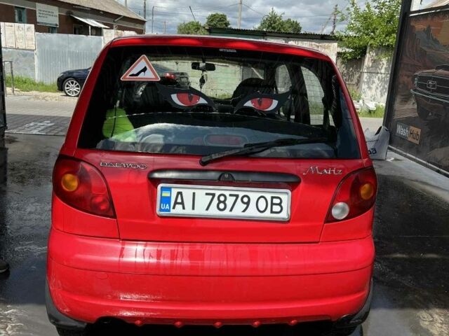 Червоний Деу Матіз, об'ємом двигуна 0.8 л та пробігом 185 тис. км за 3500 $, фото 4 на Automoto.ua