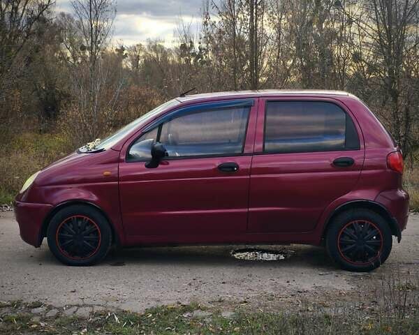 Красный Дэу Матиз, объемом двигателя 0.8 л и пробегом 116 тыс. км за 2750 $, фото 7 на Automoto.ua