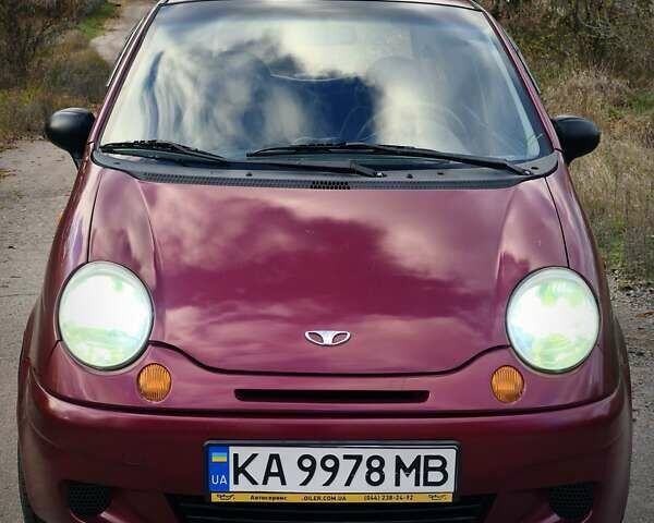 Красный Дэу Матиз, объемом двигателя 0.8 л и пробегом 116 тыс. км за 2750 $, фото 4 на Automoto.ua