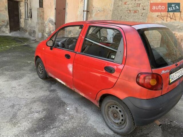 Червоний Деу Матіз, об'ємом двигуна 0.8 л та пробігом 192 тис. км за 1250 $, фото 3 на Automoto.ua