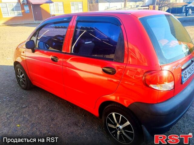 Красный Дэу Матиз, объемом двигателя 0.8 л и пробегом 80 тыс. км за 3500 $, фото 1 на Automoto.ua
