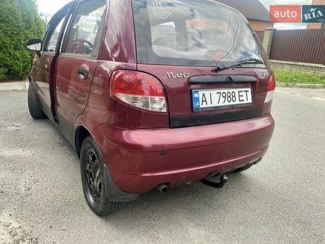 Красный Дэу Матиз, объемом двигателя 0.8 л и пробегом 140 тыс. км за 1100 $, фото 1 на Automoto.ua