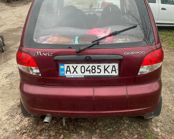 Красный Дэу Матиз, объемом двигателя 0.8 л и пробегом 111 тыс. км за 2450 $, фото 3 на Automoto.ua