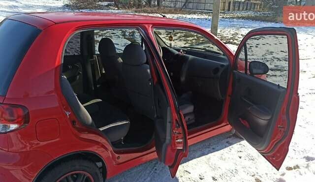 Красный Дэу Матиз, объемом двигателя 0.8 л и пробегом 74 тыс. км за 2900 $, фото 9 на Automoto.ua