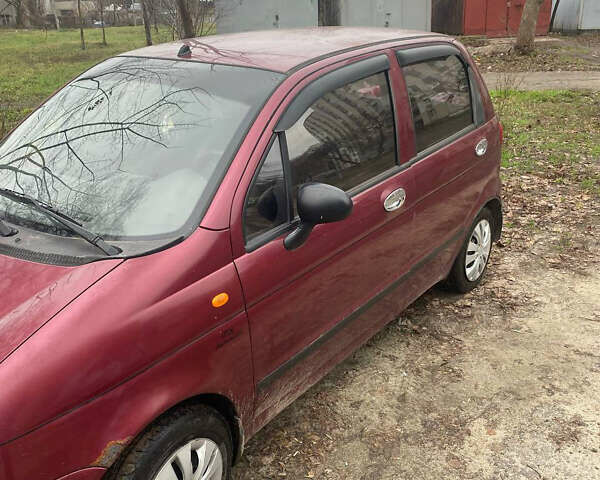 Красный Дэу Матиз, объемом двигателя 0.8 л и пробегом 111 тыс. км за 2450 $, фото 4 на Automoto.ua
