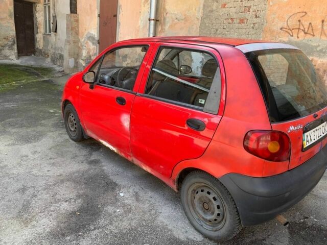 Червоний Деу Матіз, об'ємом двигуна 0.8 л та пробігом 192 тис. км за 1500 $, фото 6 на Automoto.ua
