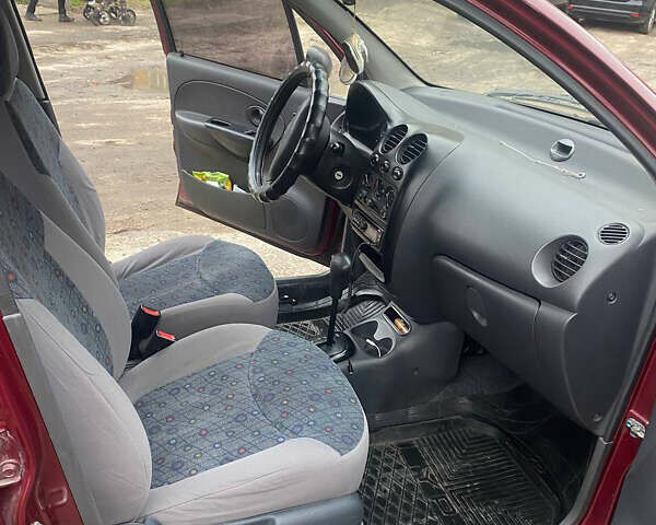 Красный Дэу Матиз, объемом двигателя 0.8 л и пробегом 111 тыс. км за 2450 $, фото 10 на Automoto.ua