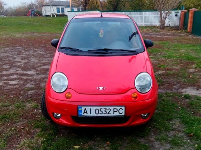 Красный Дэу Матиз, объемом двигателя 0.8 л и пробегом 98 тыс. км за 2150 $, фото 2 на Automoto.ua