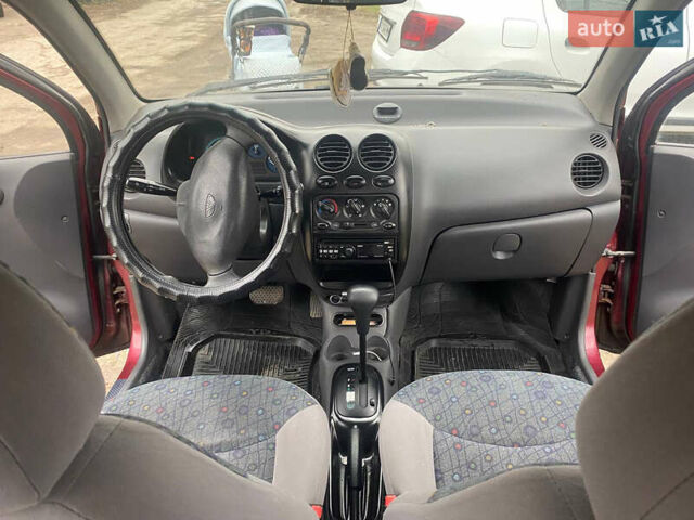 Красный Дэу Матиз, объемом двигателя 0.8 л и пробегом 111 тыс. км за 2450 $, фото 9 на Automoto.ua