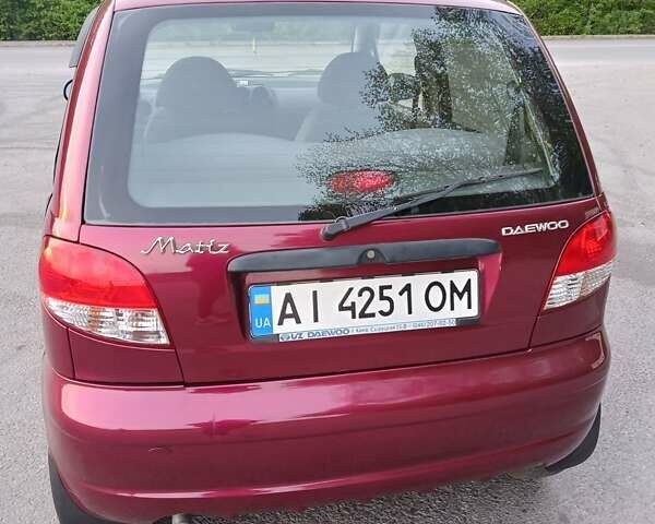 Красный Дэу Матиз, объемом двигателя 0.8 л и пробегом 77 тыс. км за 2700 $, фото 2 на Automoto.ua