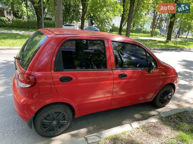 Красный Дэу Матиз, объемом двигателя 0.8 л и пробегом 114 тыс. км за 3200 $, фото 11 на Automoto.ua