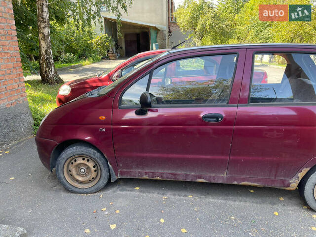 Красный Дэу Матиз, объемом двигателя 0.8 л и пробегом 76 тыс. км за 3000 $, фото 1 на Automoto.ua