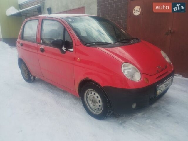 Червоний Деу Матіз, об'ємом двигуна 0.8 л та пробігом 100 тис. км за 1399 $, фото 1 на Automoto.ua