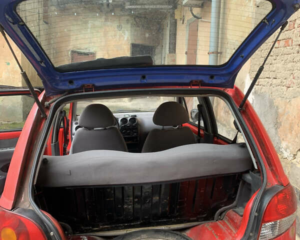 Красный Дэу Матиз, объемом двигателя 0.8 л и пробегом 192 тыс. км за 900 $, фото 9 на Automoto.ua