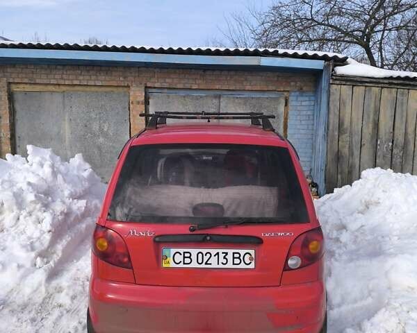 Червоний Деу Матіз, об'ємом двигуна 0.8 л та пробігом 146 тис. км за 3000 $, фото 1 на Automoto.ua