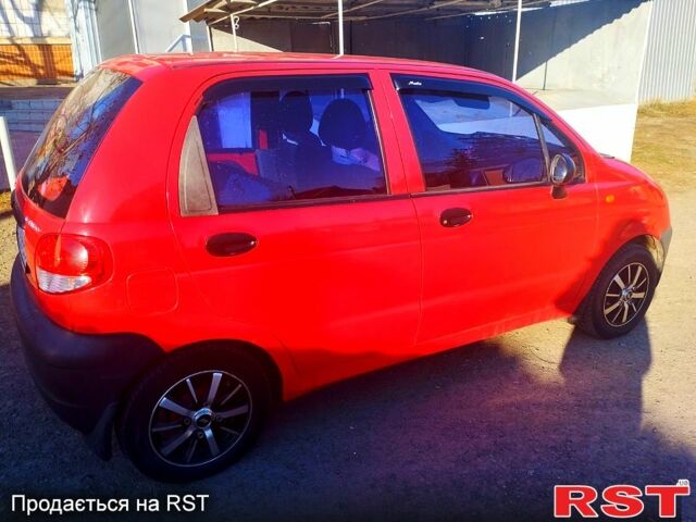 Красный Дэу Матиз, объемом двигателя 0.8 л и пробегом 80 тыс. км за 3500 $, фото 6 на Automoto.ua