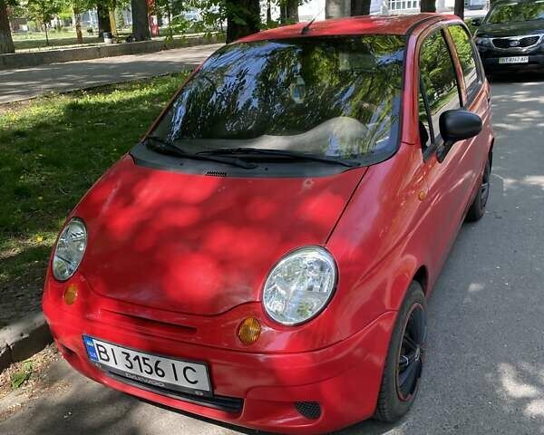 Красный Дэу Матиз, объемом двигателя 0.8 л и пробегом 114 тыс. км за 3200 $, фото 6 на Automoto.ua