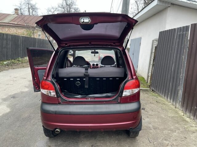 Красный Дэу Матиз, объемом двигателя 0.8 л и пробегом 89 тыс. км за 2200 $, фото 8 на Automoto.ua