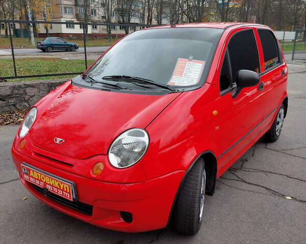 Красный Дэу Матиз, объемом двигателя 0.8 л и пробегом 88 тыс. км за 2700 $, фото 7 на Automoto.ua