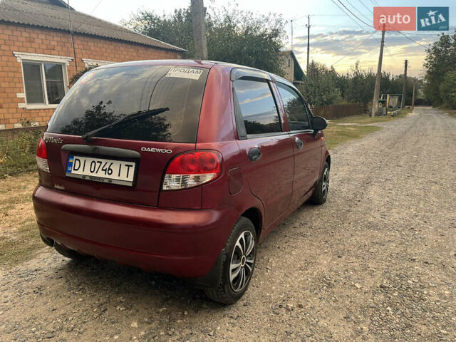 Красный Дэу Матиз, объемом двигателя 0.8 л и пробегом 85 тыс. км за 3500 $, фото 3 на Automoto.ua