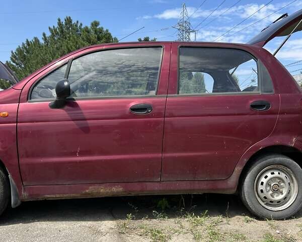 Красный Дэу Матиз, объемом двигателя 0.8 л и пробегом 160 тыс. км за 1580 $, фото 2 на Automoto.ua