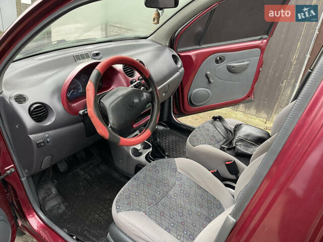 Красный Дэу Матиз, объемом двигателя 0.8 л и пробегом 89 тыс. км за 2200 $, фото 8 на Automoto.ua
