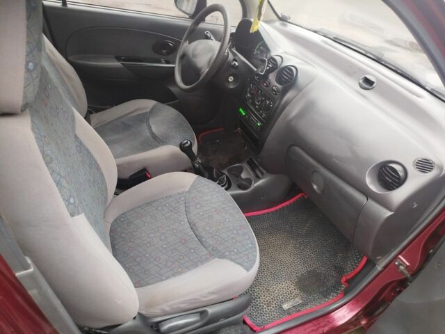 Червоний Деу Матіз, об'ємом двигуна 0.8 л та пробігом 58 тис. км за 2900 $, фото 6 на Automoto.ua