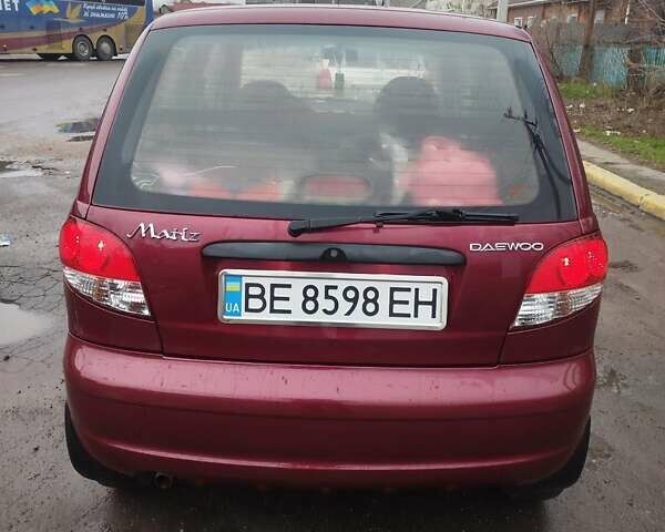 Червоний Деу Матіз, об'ємом двигуна 0.8 л та пробігом 58 тис. км за 2900 $, фото 3 на Automoto.ua