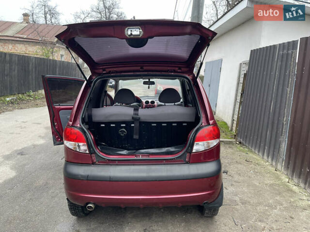 Красный Дэу Матиз, объемом двигателя 0.8 л и пробегом 89 тыс. км за 2200 $, фото 10 на Automoto.ua