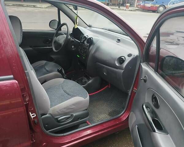 Червоний Деу Матіз, об'ємом двигуна 0.8 л та пробігом 58 тис. км за 2900 $, фото 6 на Automoto.ua