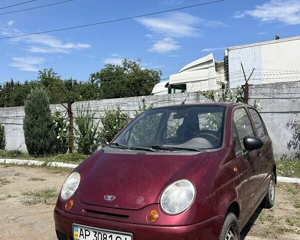 Красный Дэу Матиз, объемом двигателя 0.8 л и пробегом 160 тыс. км за 1580 $, фото 1 на Automoto.ua