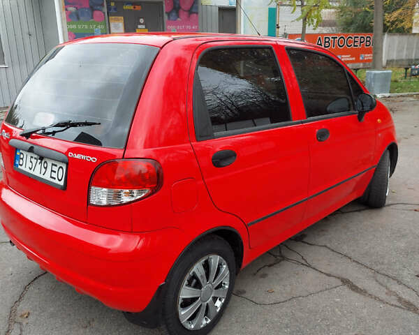 Красный Дэу Матиз, объемом двигателя 0.8 л и пробегом 88 тыс. км за 2700 $, фото 12 на Automoto.ua