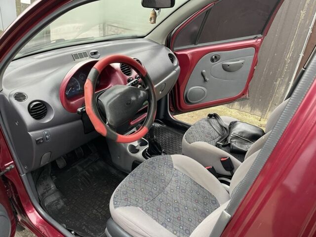 Красный Дэу Матиз, объемом двигателя 0.8 л и пробегом 89 тыс. км за 2200 $, фото 4 на Automoto.ua