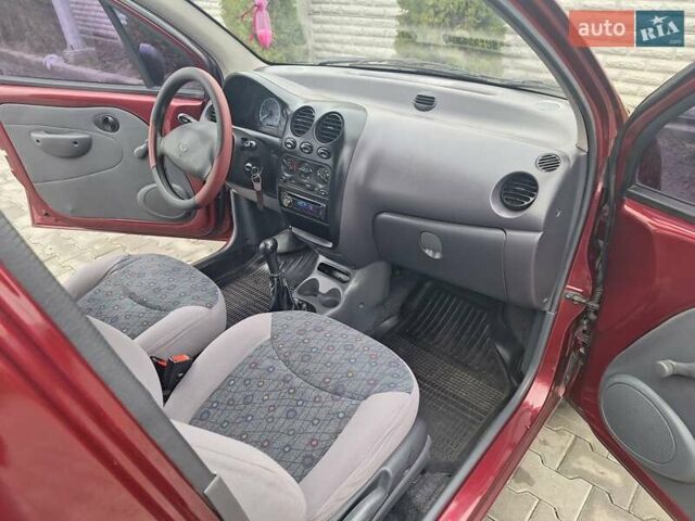 Красный Дэу Матиз, объемом двигателя 0.8 л и пробегом 58 тыс. км за 3200 $, фото 34 на Automoto.ua