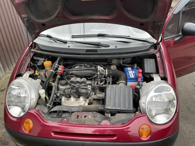 Красный Дэу Матиз, объемом двигателя 0.8 л и пробегом 89 тыс. км за 2200 $, фото 5 на Automoto.ua