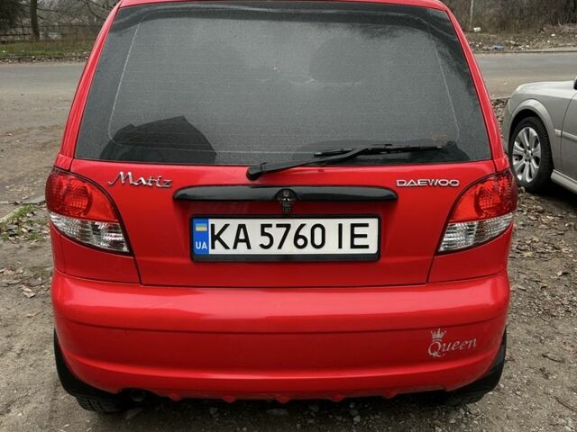 Красный Дэу Матиз, объемом двигателя 0.8 л и пробегом 46 тыс. км за 3309 $, фото 1 на Automoto.ua