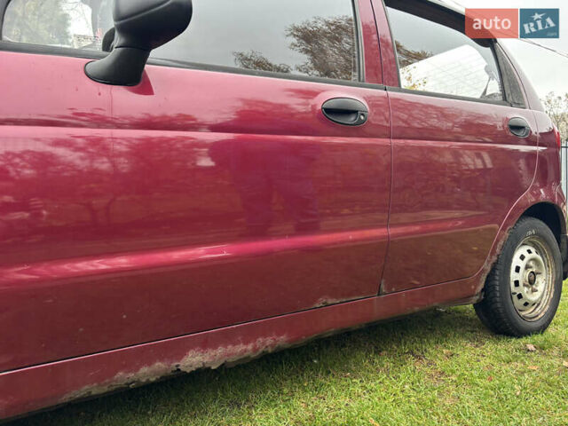 Красный Дэу Матиз, объемом двигателя 0.8 л и пробегом 91 тыс. км за 1900 $, фото 8 на Automoto.ua