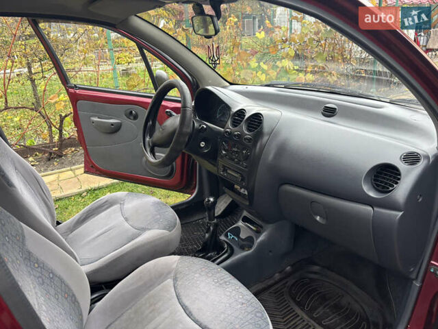 Красный Дэу Матиз, объемом двигателя 0.8 л и пробегом 91 тыс. км за 1900 $, фото 20 на Automoto.ua