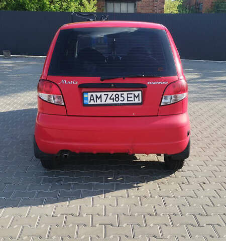 Красный Дэу Матиз, объемом двигателя 0.8 л и пробегом 132 тыс. км за 2700 $, фото 6 на Automoto.ua