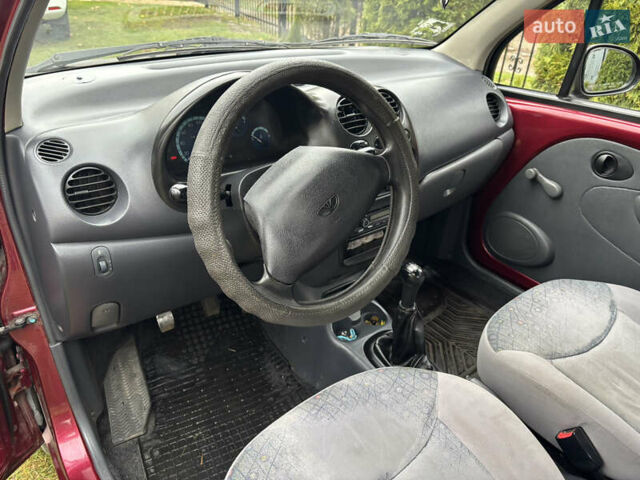 Красный Дэу Матиз, объемом двигателя 0.8 л и пробегом 91 тыс. км за 1900 $, фото 15 на Automoto.ua